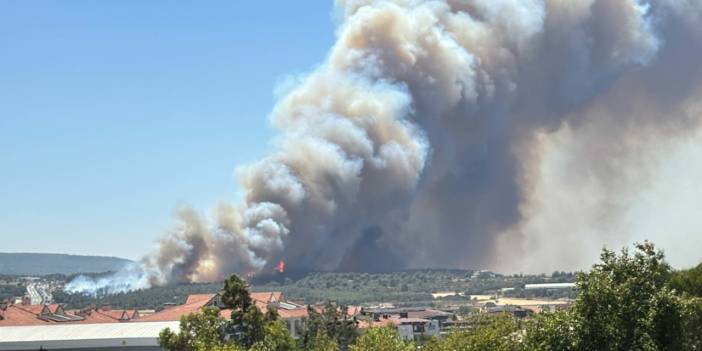 Çanakkale'de yangın: Dumandan etkilenen 47 kişi tedavi altında