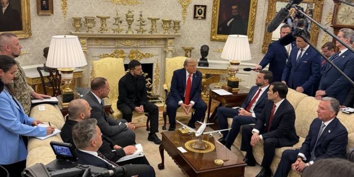 Trump ve Zelenskiy Beyaz Saray’da bir araya geldi