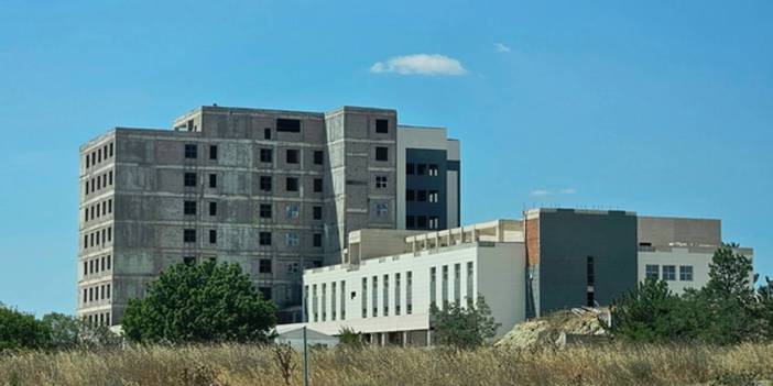 Edirne Uzunköprü Hastanesi 5 yılda tamamlanamadı, maliyet 9 kat yükseldi