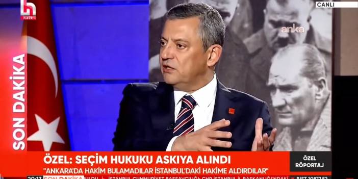 Özgür Özel: Mahkemenin verdiği karar hukuken de siyaseten de yok hükmündedir
