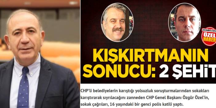 Yeni Akit'ten Özgür Özel'e saldırı Gürsel Tekin'e övgü