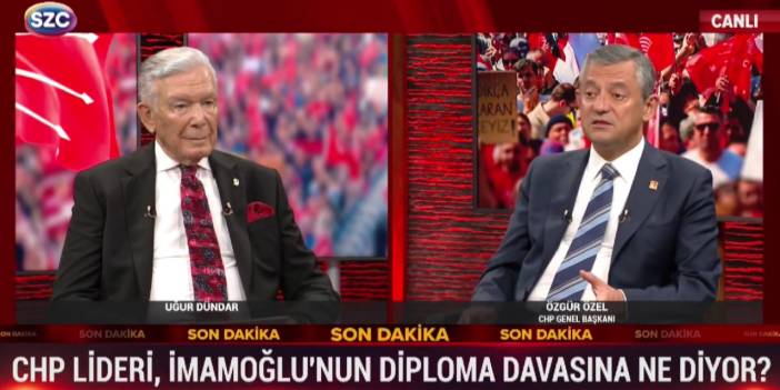 Özgür Özel'den diploma davası açıklaması: İmamoğlu'nun yatay geçiş yapan arkadaşları salondaydı