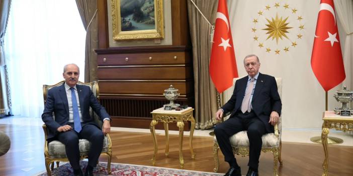 Cumhurbaşkanı Erdoğan, Numan Kurtulmuş ile görüştü