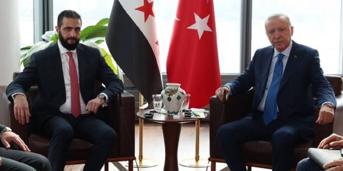 Cumhurbaşkanı Erdoğan, Suriye Cumhurbaşkanı Şara ile görüştü