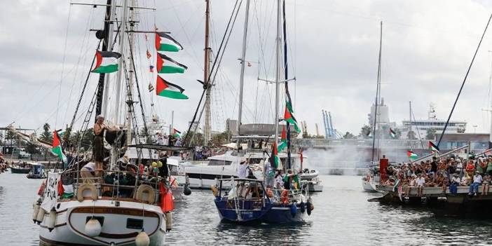 İsrail donanması ufukta: Gazze’ye giden Küresel Sumud filosu yüksek riskli bölgede