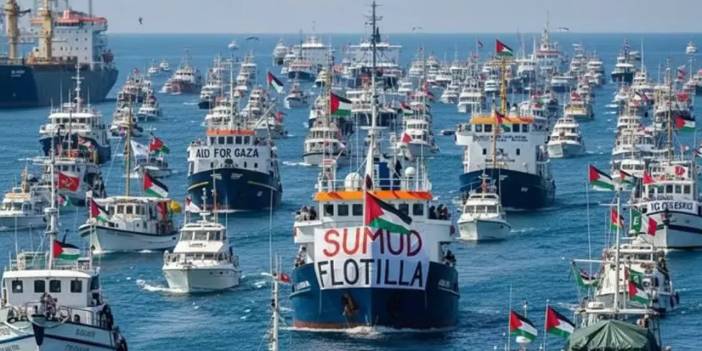 Küresel Sumud Filosu 20 gemiyle ilerleyişine devam ediyor