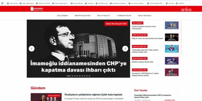 İBB iddianamesine karşı "İstanbul İddianamesi" adıyla internet sitesi açıldı