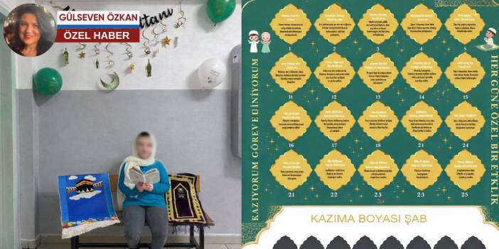 Okullarda Ramazan etkinlikleri manzaraları: İkinci sınıf öğrencisine başörtüsü, çantadan çıkan broşür...