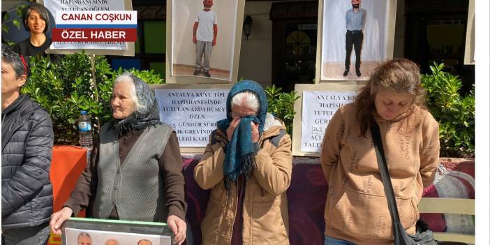 Kuyu tipinde açlık grevi yapanların ailelerine Adalet Bakanlığı önünde gözaltı