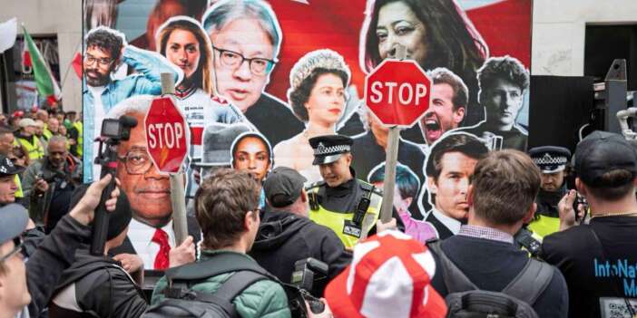 Nakba’nın 78. yılında Londra'da 'Büyük Yürüyüş' ve aşırı sağın 'Unıte The Kingdom' protestosu