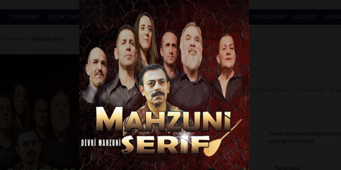 Aşık Mahzuni Şerif oyunu yasaklandı