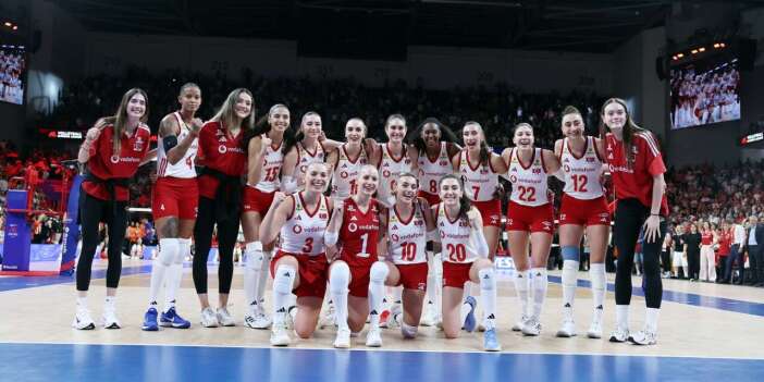A Milli Kadın Voleybol Takımı, VNL Ankara etabına galibiyetle başladı