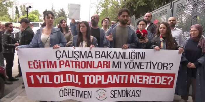 5 gündür açlık grevinde olan özel sektör öğretmenleri yine gözaltına alındı