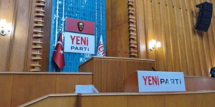Yeni Parti'nin grup toplantı salonu hazırlandı, toplantı günü belli oldu