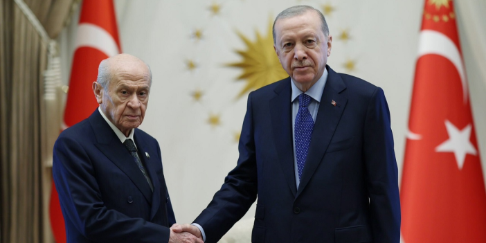 Cumhurbaşkanı Erdoğan, Devlet Bahçeli ile görüştü