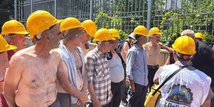Madencilere polis ablukası: Alacaklarını talep etmek ne zamandan beri suç oldu?