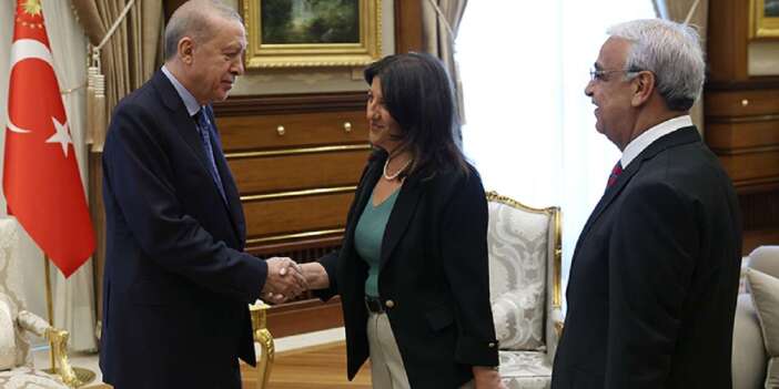 İmralı Heyeti, Erdoğan ile görüştü: Sürecin kararlılıkla sürdürülmesine ilişkin ortak irade teyit edildi