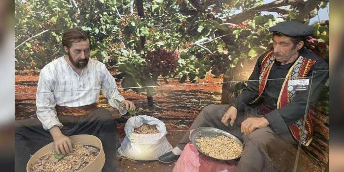 Gaziantep fıstık müzesinde heykellerin hareket sistemi durduruldu