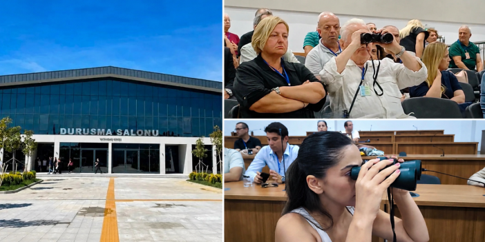 İBB davasında yeni salon tartışması: Gazeteciler ve sanık yakınları duruşmayı dürbünle takip ediyor, 50 kişiye tek tuvalet