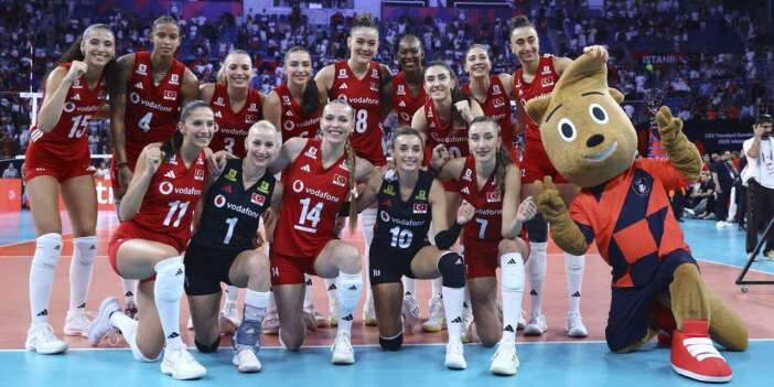 A Milli Kadın Voleybol Takımı, CEV Avrupa Şampiyonası'nda 3'te 3 yaptı