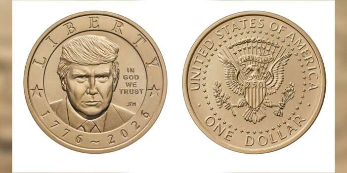 Trump’ın portresinin 1 dolarlık madeni paraya basılması tartışmalara neden oldu
