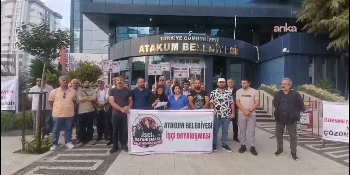 Atakum Belediyesi işçileri açlık grevinde: Bu direnişi yalnız bırakmayın