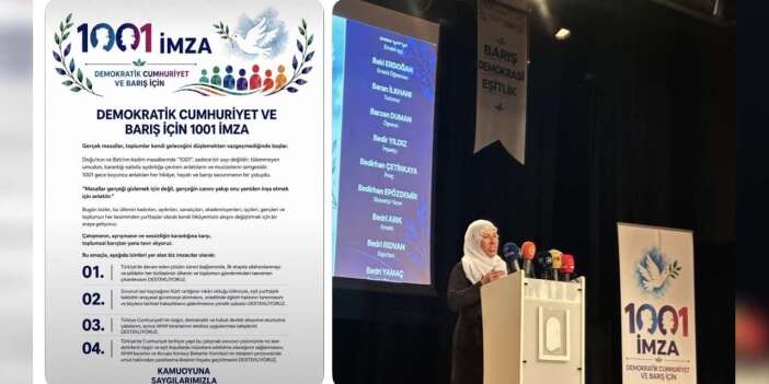 “Demokratik Cumhuriyet ve Barış İçin 1001 İmza” kampanyası: Barış için toplumun farklı kesimleri bir araya geliyor