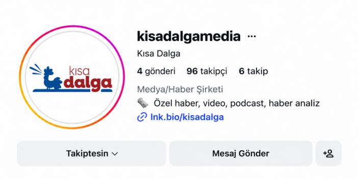 Gazetecilikten taviz yok: Kısa Dalga’nın Instagram hesabı da engellendi