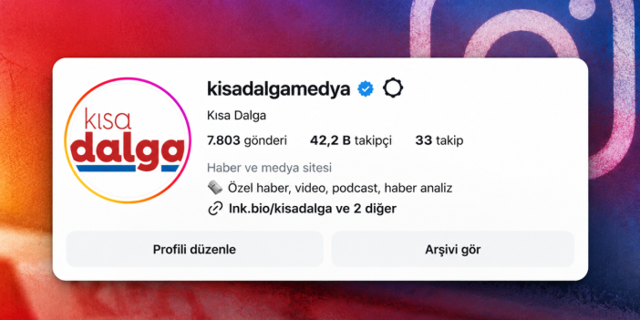 Kısa Dalga'nın erişime engellenen Instagram hesabı yeniden açıldı