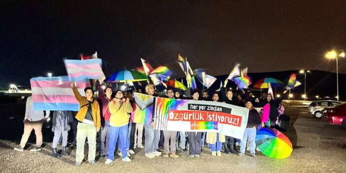 Sincan Cezaevi önünde LGBTİ+ tutuklular için özgürlük çağrısı: “Eşit ve özgür bir yaşam için mücadeleye devam edeceğiz”