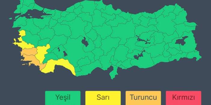 Hava durumu:  Bakanlıktan uyarı, 5 il için şiddetli yağış uyarısı