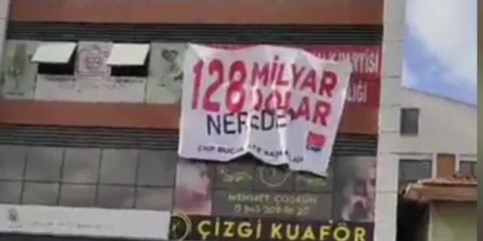 Burdur'da "128 milyar dolar nerede?" pankartına kesilen 13 bin 237 TL ceza iptal