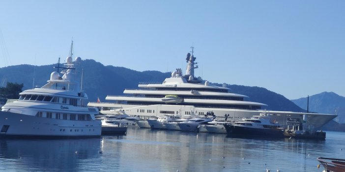 Abramoviç'in mega yatı Marmaris'te