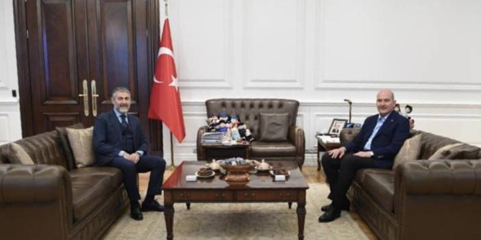 Bakan Nebati, Soylu'ya ziyaretini 'seninleyiz' notuyla paylaştı