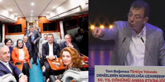 Ekrem İmamoğlu sanatçıları da kızdırdı: 'Ben bu otobüsten inerim arkadaş'