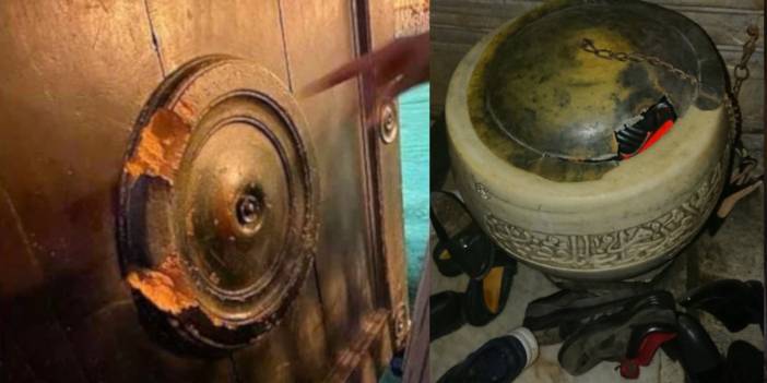 Ayasofya'nın su haznesini kırıp ayakkabılık yaptılar