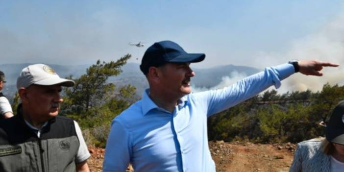 Soylu: Marmaris'te yangının çıkışına dair bir şüphelimiz var