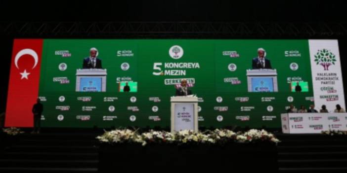 HDP 5. Büyük Kongresi: 'İmralı adına söz kurmayın, halkı yanıltarak afaki gündemler yaratmayın'