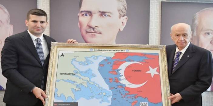 Bahçeli'nin 'adalar' haritasına Almanya'dan da tepki var: Kabul edilemez