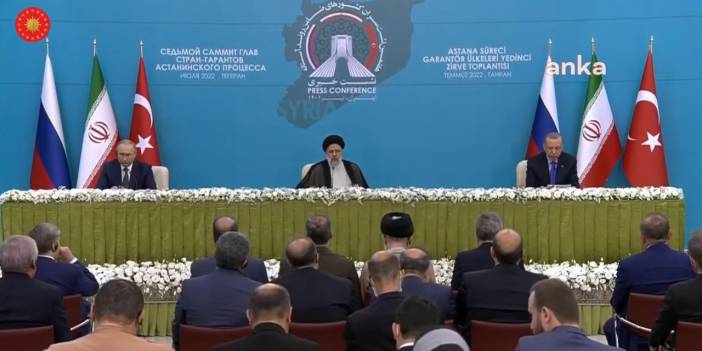 Türkiye-İran-Rusya zirvesinden 16 maddelik ortak bildiri