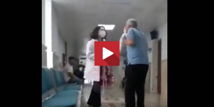 Samsun'da doktora tehdit görüntüleri: 'Siz öldürülmeyi hak ediyorsunuz'