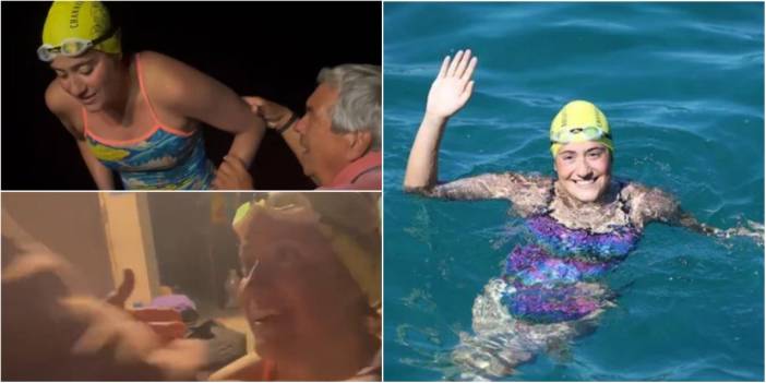 Aysu Türkoğlu, Manş Denizi'ni geçen en genç Türkiyeli yüzücü oldu