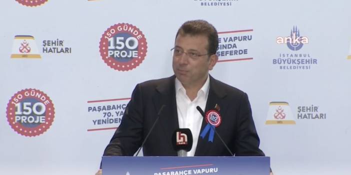 İmamoğlu'ndan Hürriyet'e tepki: Bu gemi uçarak mı gelip buraya kondu?