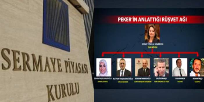 Peker'in iddialarının ardından SPK'dan açıklama: Mine Tozlu Sineren ve diğer şahıslar hakkında suç duyurusunda bulunacağız