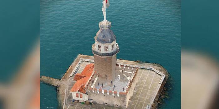 Resmi açıklama: Kız Kulesi'nde betonarme eklenti yapıdan uzaklaştırıldı, özgün malzemesine uygun yapılmasına devam ediyor