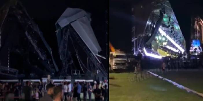 Tarkan’ın İzmir'de konser vereceği dev sahne çöktü: 1 yaralı var