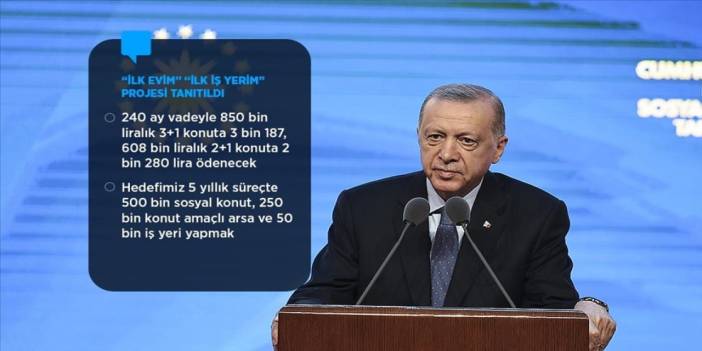 Erdoğan sosyal konut projesini açıkladı. Sosyal konut başvuru şartları ne ve taksitleri ne kadar? Hangi şehirde kaç konut olacak