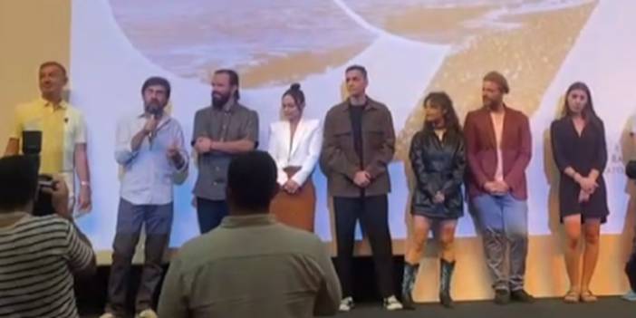 Altın Portakal'da Emin Alper'den Gezi tutuklusu Çiğdem Mater'e destek: Bu karanlık günler geçecek