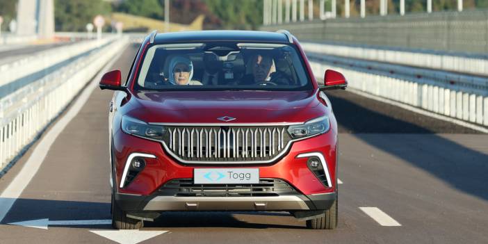 Erdoğan'dan TOGG paylaşımı: Tekerine taş değmesin