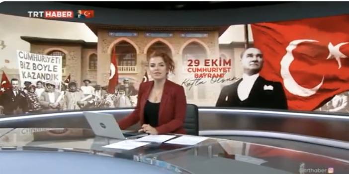TRT spikerinin 29 Ekim mesajı sosyal medyada gündem oldu